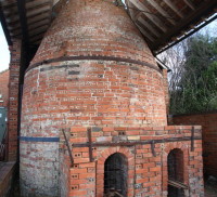 Red brick pottery kiln