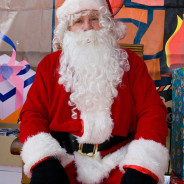 Male dressed as Father Christmas